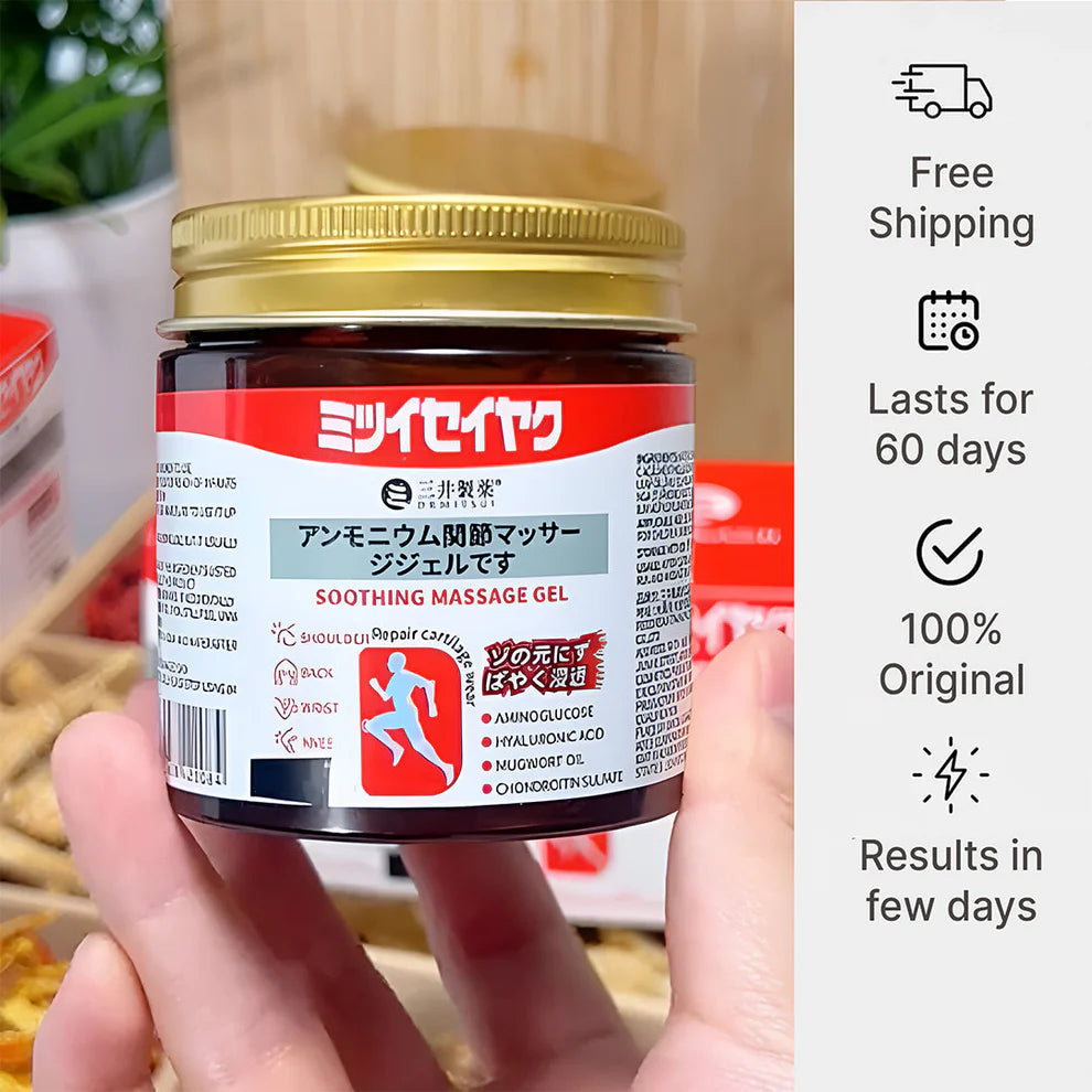 QuickRelief™ - Japanese Instant Pain Relief Soothing Massage Gel 🌸✨ (Buy 1 Get 1 Free)