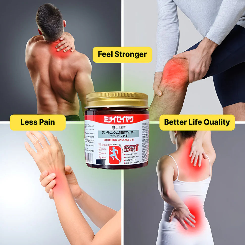 QuickRelief™ - Japanese Instant Pain Relief Soothing Massage Gel 🌸✨ (Buy 1 Get 1 Free)