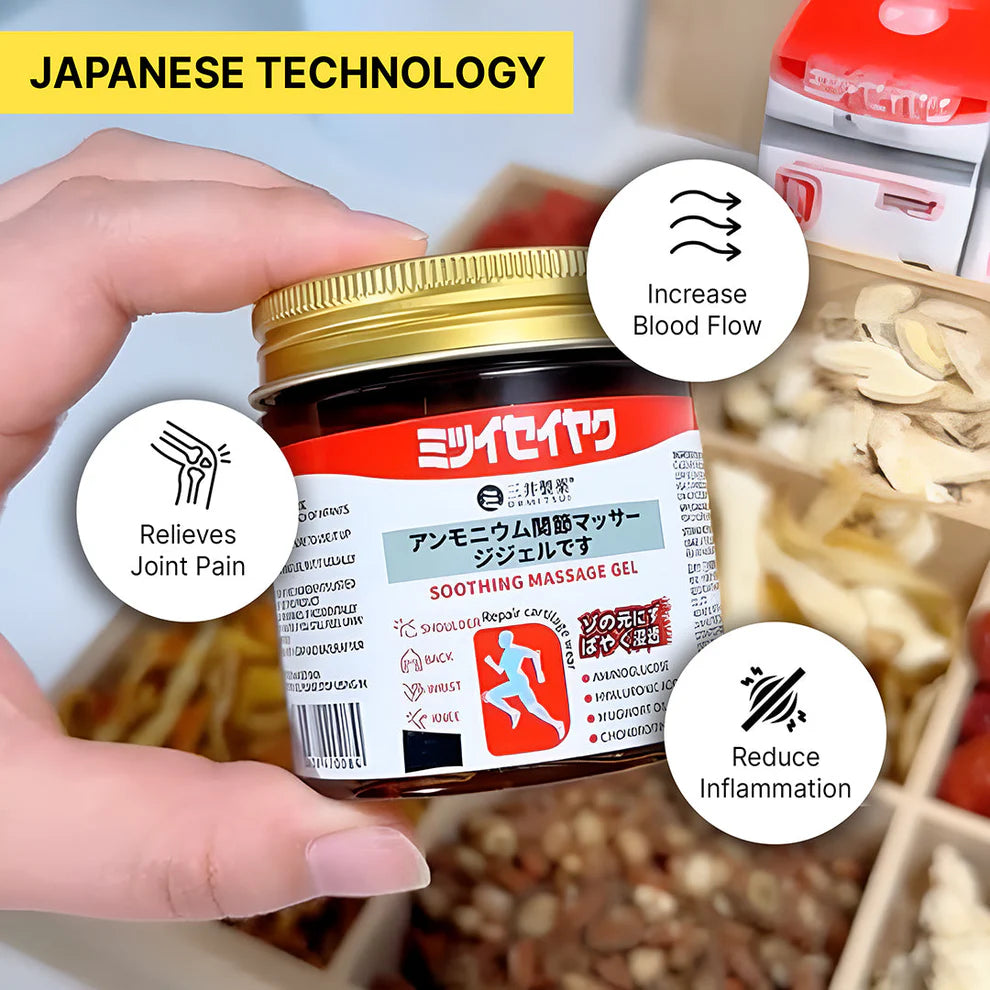 QuickRelief™ - Japanese Instant Pain Relief Soothing Massage Gel 🌸✨ (Buy 1 Get 1 Free)